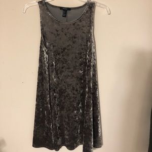 Green velvet dress